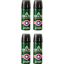 4 Adet Biber Gazı Spreyi Delta Yüksek Kalite Deodorant Görünümlü Koruyucu Sprey (50ML)