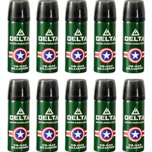 10 Adet Biber Gazı Spreyi Delta Yüksek Kalite Deodorant Görünümlü Koruyucu Sprey (50ML)