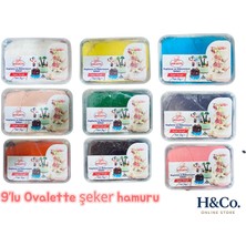 Ovalette Şeker Hamuru 9'lu Avantaj Seti