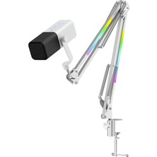 Havit Gamenote GK71 Pro Rgb Yayıncı Mikrofonu, 24-Bit, 192KHZ, Xlr & Type-C, Stantlı
