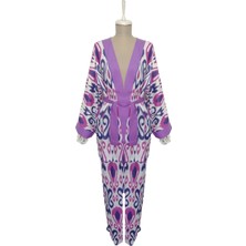 Kaftan Collection Ikat Desen Pantolonlu Kimono & Kaftan
