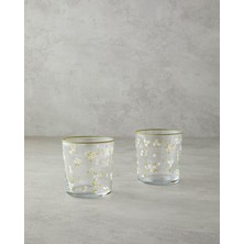 Yeşil Renkli Retro Cam Bardak Çiftli Set, Şık ve Dayanıklı Tasarım