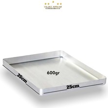 Alüminyum Baklava ve Börek Tepsisi 25X35, Hafif ve Dayanıklı, 600GR
