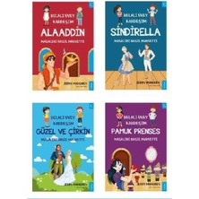 Belalı Üvey Kardeşim Serisi 4 Kitap ( Alaaddin + Sindirella + Güzel ve Çirkin + Pamuk Prenses)