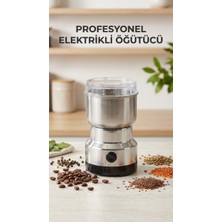 Mercansa Kahve ve Baharat Öğütücü Makine Paslanmaz Çelik Ergonomik Kullanım