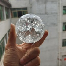 Home Dekor Hediye Dekoratif Kristal Şelale Su Değirmeni Yedek Cam Topu Şelale Su Değirmeni Sadece Top  Çapı 5 cm