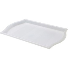 Beyaz Smula Tepsi, Şık ve Dayanıklı Mutfak Aksesuarı