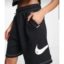 Nike Sportswear Swoosh Women's Baller Shorts Siyah Kadın Şort DM6750-010