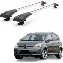 Cross Oto Aksesuarları Toyota Verso MPV 2004-2008 için Ara Atkı Tavan Barı , Araca Özel , Kilitlenebilir Araç Üstü Ekipman Taşıma Barı (2 Adet)