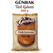 Günbak Türk Kahvesi 500 gr – Geleneksel Kavrulmuş Öğütülmüş Türk Kahvesi