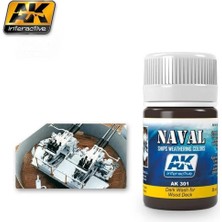 Ak Interactive Ak 301 35 Ml. Koyu Tonlu Ahşap Eskitme Efekti, Wash Serisi Enamel Model Boyası