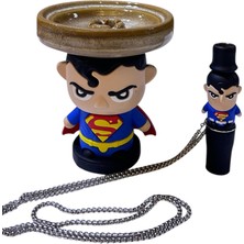 JOVO Nargile Superman Lüle-Sipsi Seti