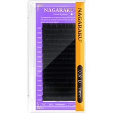 Nagaraku 11 mm Uzunlukta Ipek Kirpik 0,07D Kıvrım Doğal Görünüm ve Suya Dayanıklı Özellik
