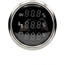 Shuivan Shuıvan Dijital Seviye Göstergesi 3'lü Set Temiz - Gri - Voltaj 12V/24V