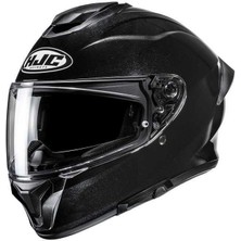 Hjc C71 Metal Black Kask XL Beden Gelişmiş Polikarbonat Kompozit Yapı ile Güvenli Sürüş