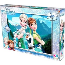 tp 100 Parça Frozen Puzzle