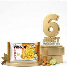 Dudomi Kore Usulü Köri Çeşnili Noodle 6X70 gr