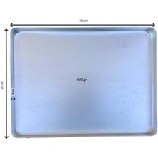 Küçük Baklava Tepsisi 600 gr 25X35X3 Cm, Şık ve Dayanıklı Tasarım