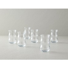 Şeffaf Cam 6'lı Çay Bardağı Seti, 140 Ml, Şık ve Dayanıklı