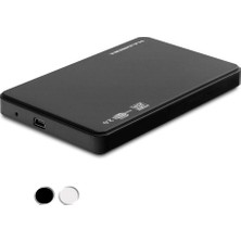 MiraLive HDD Kutu Usb2.0 Plastik Sata 2.5" Siyah - Beyaz HDX1757