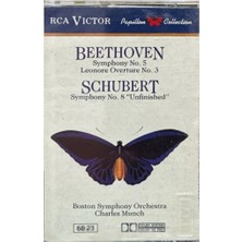Kadıköy Plak Kulübü Beethoven, Schubert, Munch, Boston Symphony – Symphony No. 5 / Symphony No. 8 "unfinished" Kaset