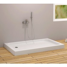 Sırduş 90X80X12 Dikdörtgen Monoblok Duş Teknesi