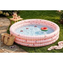 Intex Kiraz Desenli Şişme Çocuk Havuzu - 147X33 cm - Üç Boğumlu Havuz