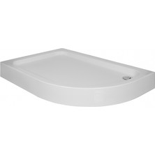 Sırduş 100X90X12 Asimetrik Monoblok Sol Duş Teknesi