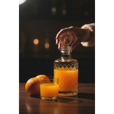 Kristal Cam Sürahi ve Karaf, 1240 Cc, Kapaklı, Şerbetlik ve Su Sunumluk