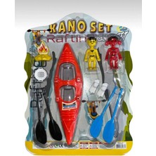 abnturk 25CM Eğlenceli Oyuncak Kano Rafting Seti