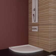 Sırduş 90X90X6 Oval Flat Duş Teknesi