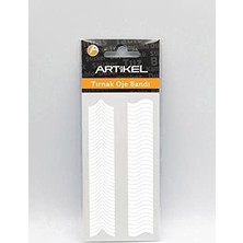 Ecosell Şekiller -1 French Tırnak Oje Bandı, French Tırnak Sticker, French Manikür Bandı