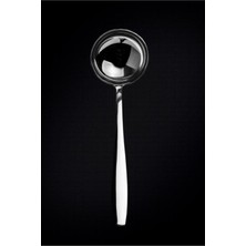 Metalik Sahra Sade Servis Kepçe ve Çatal-Bıçak-Kaşık Seti, Şık ve Dayanıklı