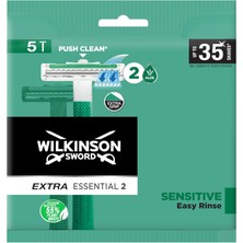 Ecosell Sword Extra Essential 2 Sensitive Tek Kullanımlık Tıraş Makinesi, Erkekler Için 5