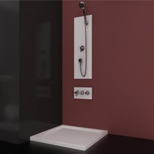 Sırduş 80X80X6 Kare Flat Duş Teknesi