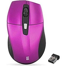 Ecosell SM-861 USB Mor 800/1200/1600DPI Süper Sessiz Kablosuz Mouse