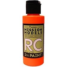 Ecosell Models MMRC-050 Su Bazlı Rc Boya, 2 Oz Şişe, Floresan Yarış Parlak Turuncu
