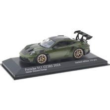 Gümrük Bey Minichamps 1:43 Porsche 911 Gt3 Rs 992 2024 Nato Olive Green Limited Edition 114 Model Araba
