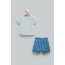 Caramell Hello Boy Alt Üst Takım - Mavi - 68-74 cm Mavi