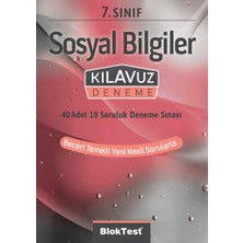 Ecosell 7.sınıf Bloktest Sosyal Bilgiler Kılavuz Deneme