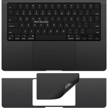 Ecosell Pro 16.2 Inç Touchpad Trackpad Koruyucu Uyumlu M1 M2 M3 M4 Mat Ultra Ince Çizilme Önleyici Siyah