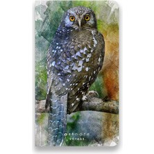 Ecosell Voyage, Çizgisiz Seyahat Not Defteri, Karton Kapak, 12X21 cm Dikey, 128 Sayfa