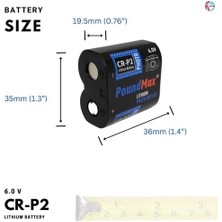 Ecosell Crp2 6V Lityum Pil Fotoğraf Makinesi Için (CR223,DL223)