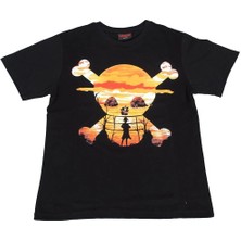 Atlantis One Piece Tişört Siyah