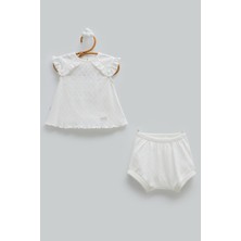 Caramell Hello Gırl Alt Üst Takım - Ekru - 68-74 cm Ekru