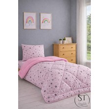 Shopyteks Tek Kişilik Welsoft Puffi Yorgan 155X215 | 1 Adet Yastık Kılıflı | Pamuklu & Yumuşak