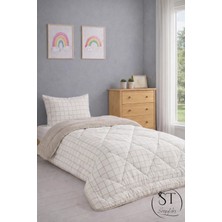 Shopyteks Tek Kişilik Welsoft Puffi Uyku Seti 155X215 | Lastikli Çarşaflı | 2 Adet Yastık Kılıflı | Pamuklu % Yumuşak