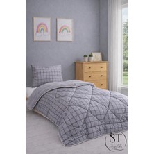 Shopyteks Tek Kişilik Welsoft Puffi Yorgan 155X215 | 1 Adet Yastık Kılıflı | Pamuklu & Yumuşak