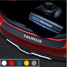 Ruselland Ford Taunus Için Özel Yeni Uyumlu Aksesuar Oto Bagaj ve Kapı Eşiği Özel Yeni Sticker Seti Karbon