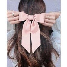 Ecosell Pembe Rengi Fiyonk Model Otomat Klips Toka,kadın Çocuk Mandal Toka, Lastik Toka Seti, Toka Organizer, Toka, Kız Çocuk Toka, Kadife Toka